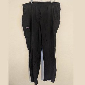 2x Cherokee Elastic Waist Scrubs- Black